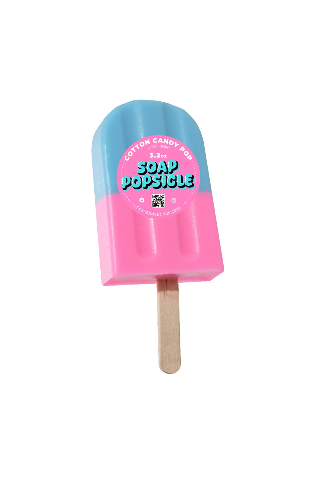 Cotton Candy Popsicle Soap