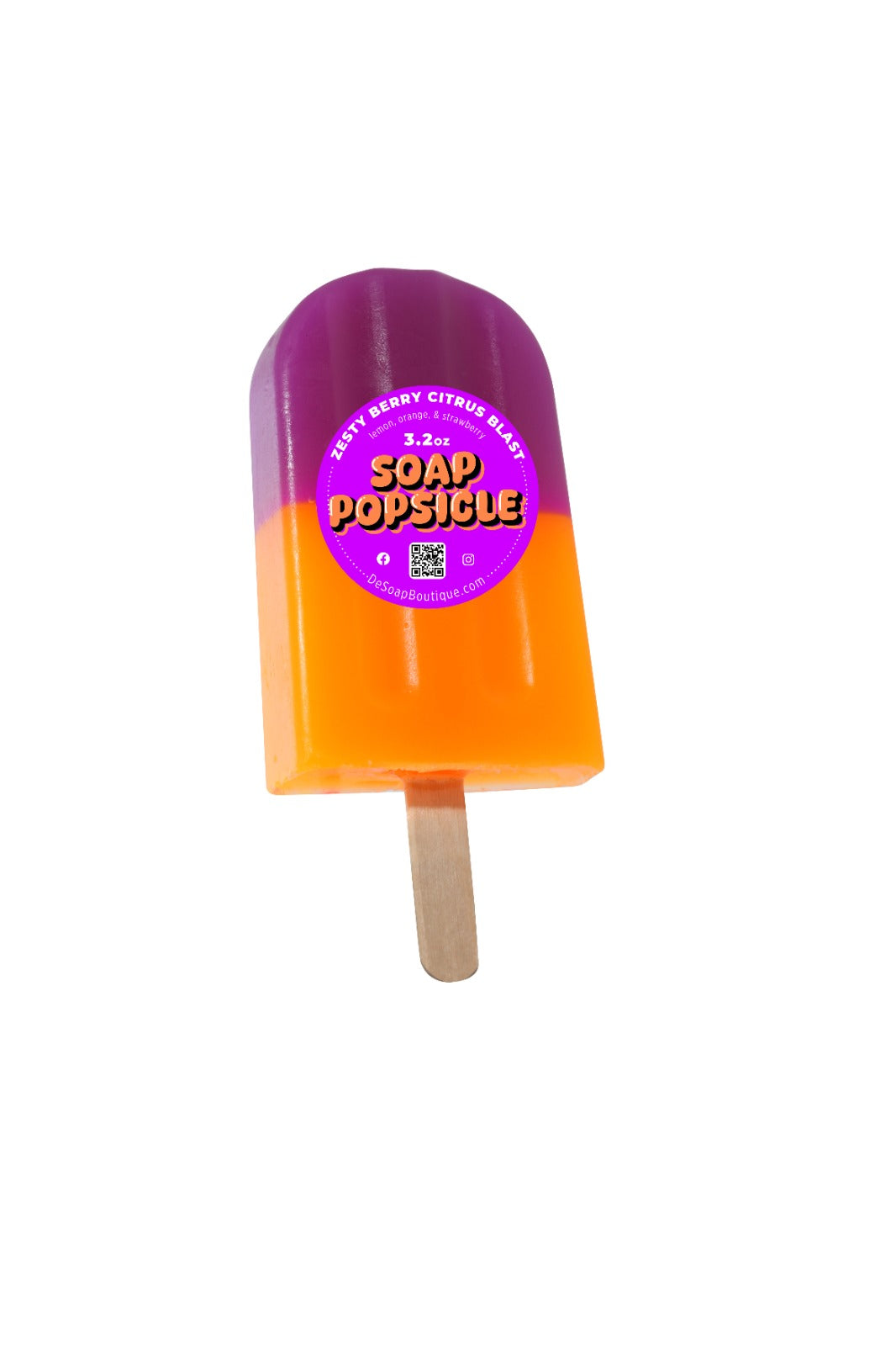 Zesty Berry Citrus Blast Popsicle Soap