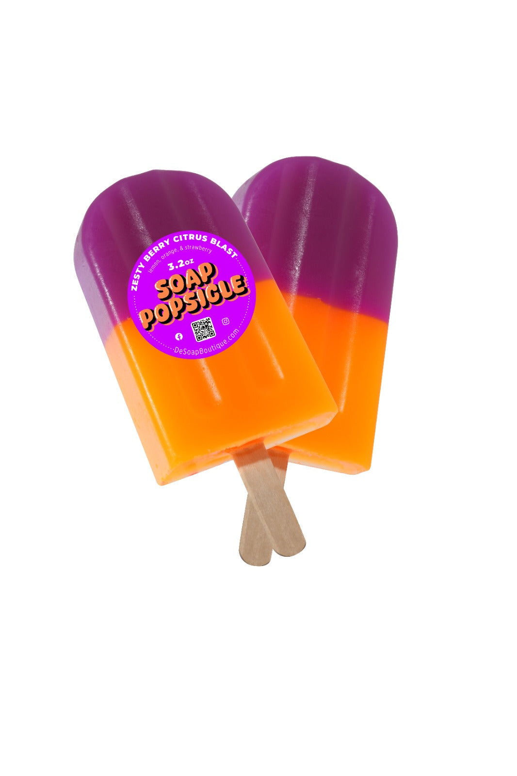 Zesty Berry Citrus Blast Popsicle Soap